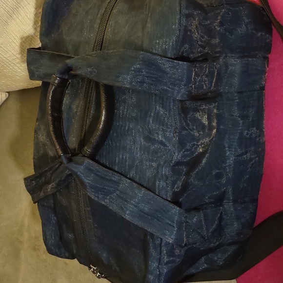 Smateria Weekender Navy Blue over night bag NWOT - Picture 7 of 14